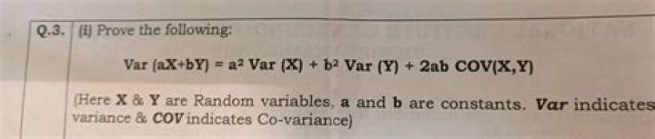 What is $\operatorname{Var}[aX+bY+c]$?