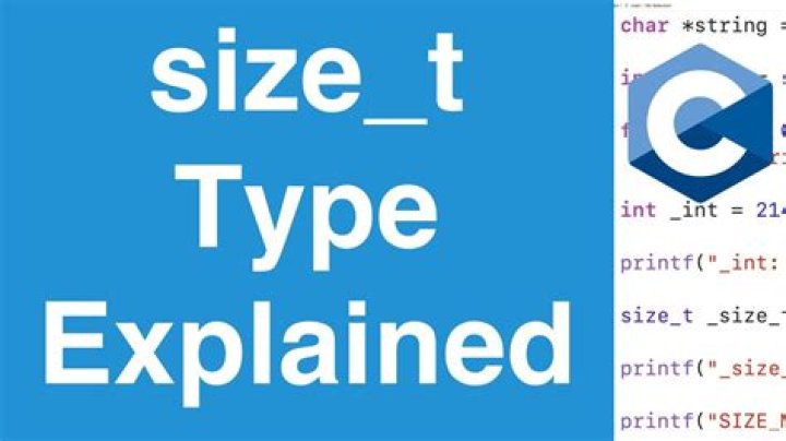 What is size_t in C?
