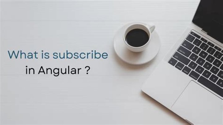 What is .subscribe in Angular?