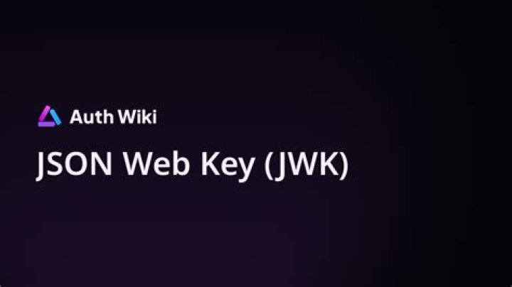 What is the 'ext' property of a JSON web key for?
