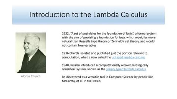 What is the actual significance of the lambda calculus for the formalization of math?