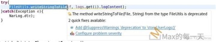 What is the alternative to deprecated the FileUtils.writeStringToFile method?