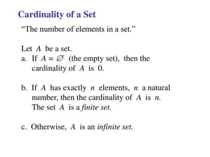What is the cardinality of the set of the empty set?