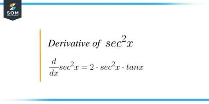 what is the derivative of $\sec^2x$