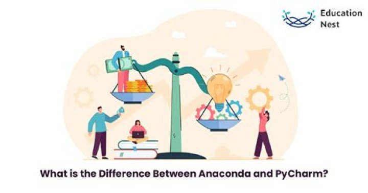 What is the difference between Anaconda and Pycharm? [closed]
