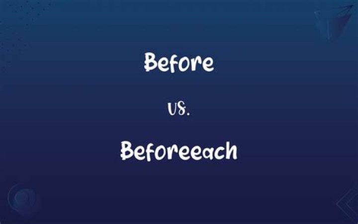 What is the difference between `before()` and `beforeEach()`?