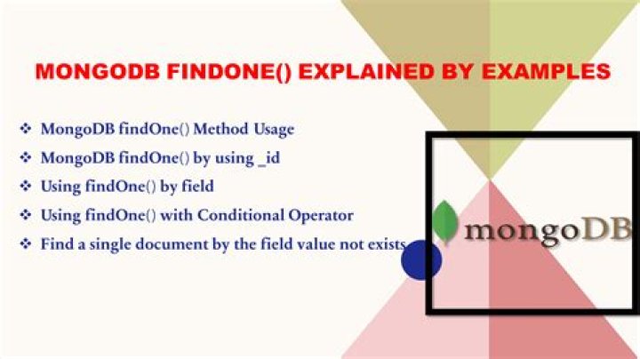 What is the difference between Model.findOne() & Model.findById() in Mongoose?