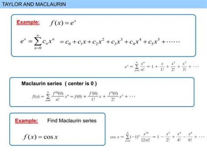 What is the difference between the Taylor and Maclaurin series?