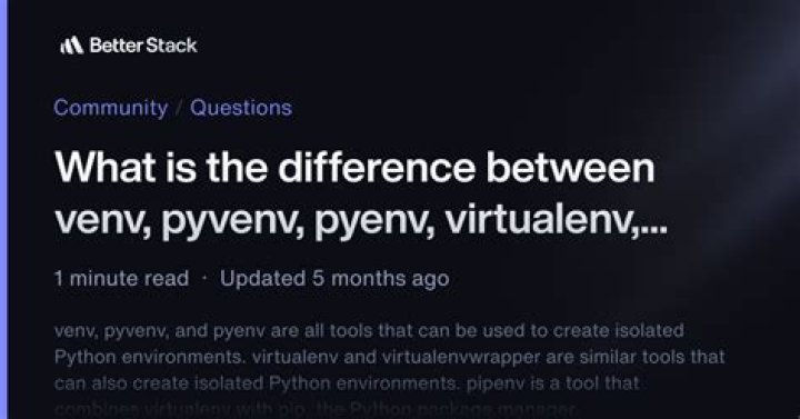 What is the difference between venv, pyvenv, pyenv, virtualenv, virtualenvwrapper, pipenv, etc?