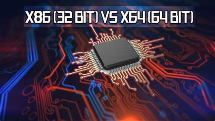 What is the difference between x86 and x64