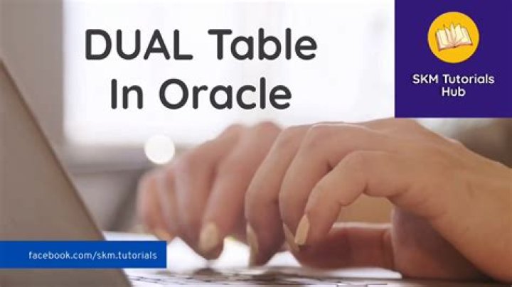 What is the dual table in Oracle?