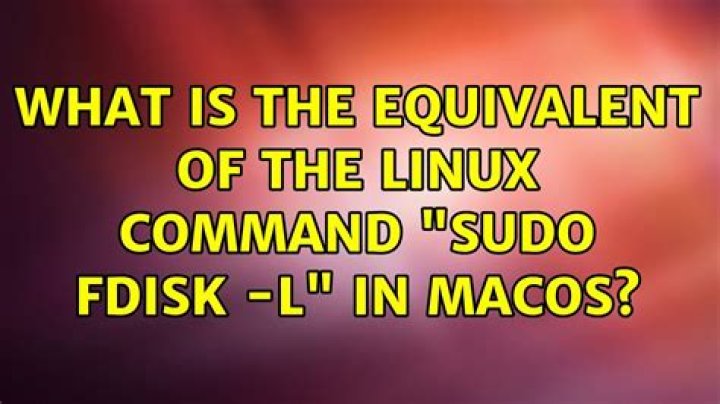 What is the equivalent of the Linux command 