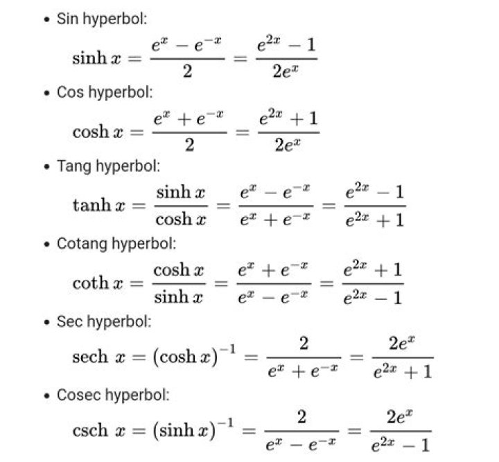 What is the formulation of $\sinh^{-1} x$?