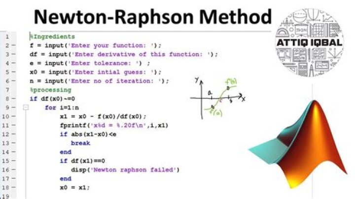 What is the Matlab code for Newton Raphson method to solve the polynomial system?