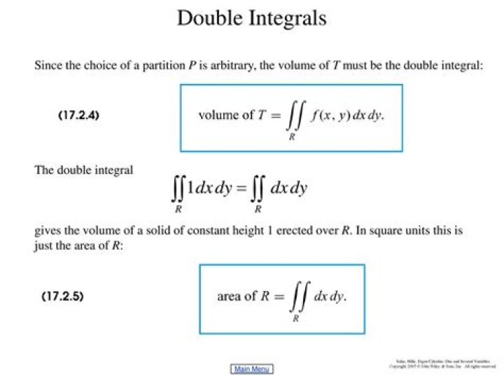 What is the meaning of $dA$ in double integrals?