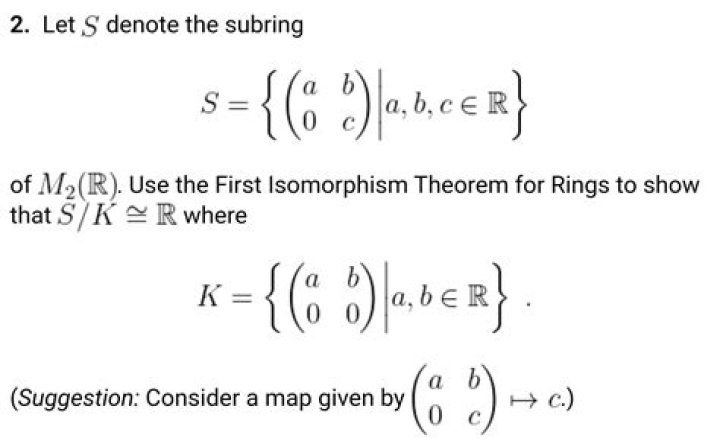 What is the notation for saying $S$ is a subring of $R$?