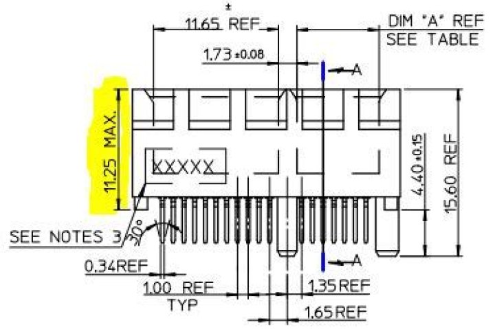 What is the standard height of PCI-e slots in motherboards?