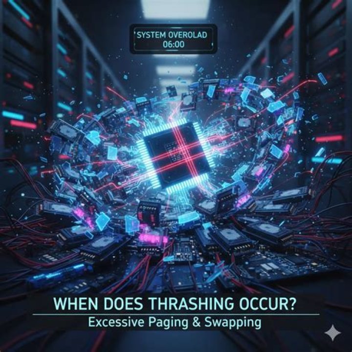 What is thrashing? Why does it occur?