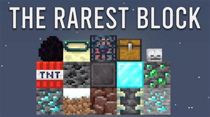 What rare items exist in Minecraft, and where can I find them?