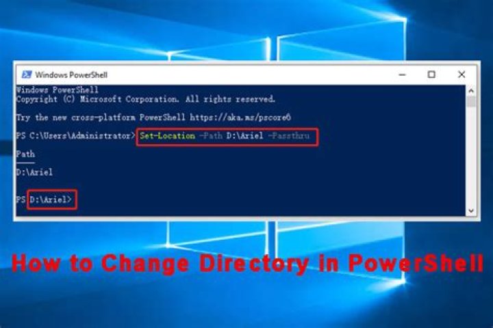 When I change working directory in a script and execute it, the working directory only changes to specified path while in the script