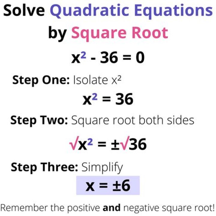 When the quadratic formula has square root of zero, how to proceed?