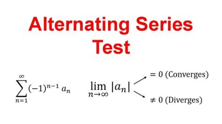 When to use alternating series test or the ratio test.