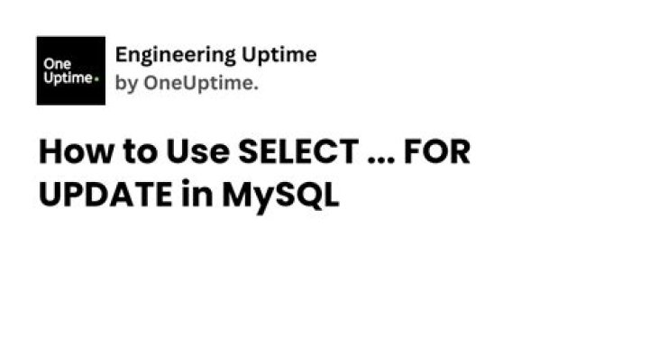 When to use SELECT ... FOR UPDATE?