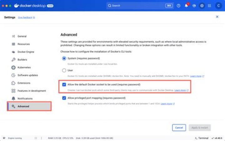 Where can I find the default docker ulimit settings?