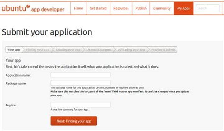 Where do I submit applications written for Ubuntu Touch?