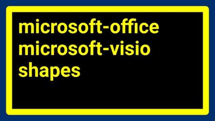 Where is a database shape in Visio?