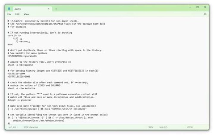 Where is .bashrc file located in WSL? [duplicate]