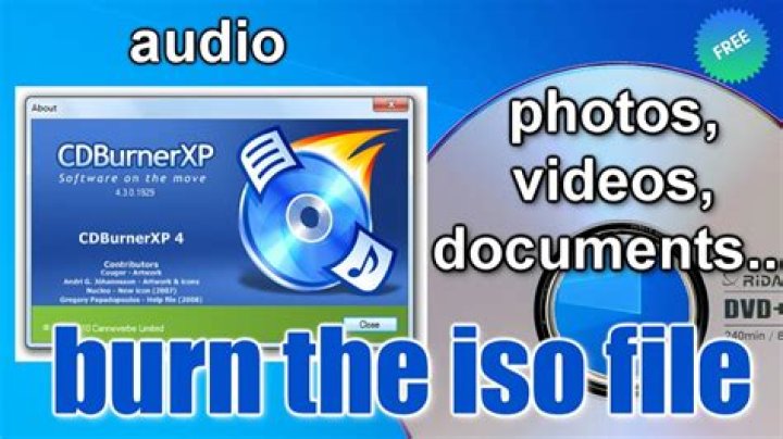 Where is the CD / DVD Burner application