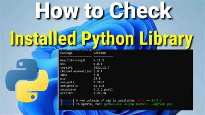 Where is the python library installed?