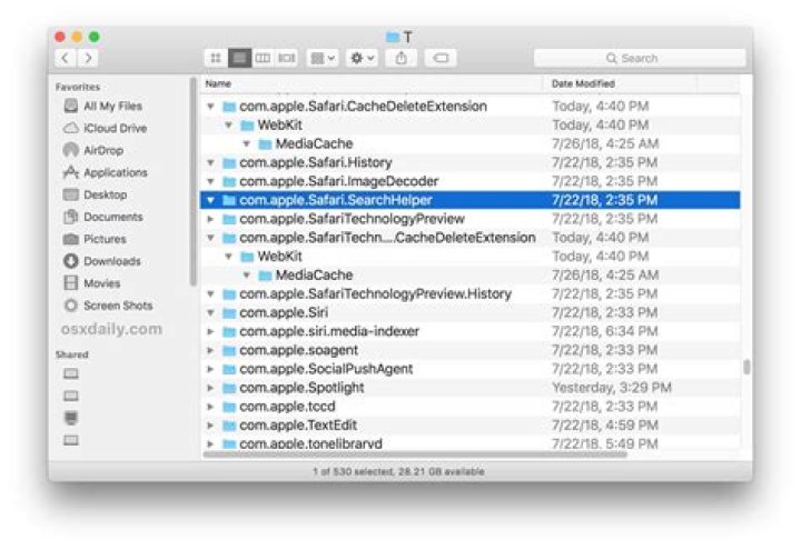 Where is the Temp folder in OS X?