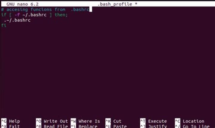 Which bash profile file should I use for each scenario?