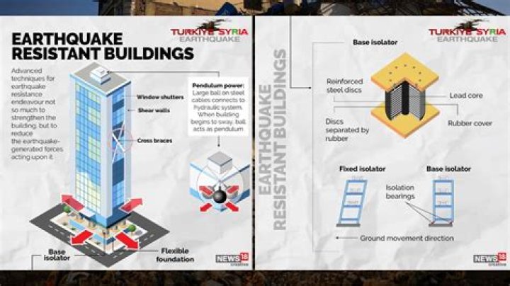 Which buildings have lots of ingredients?