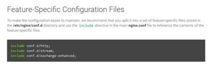 Which nginx-config file is enabled, /etc/nginx/conf.d/default.conf or /etc/nginx/nginx.conf?