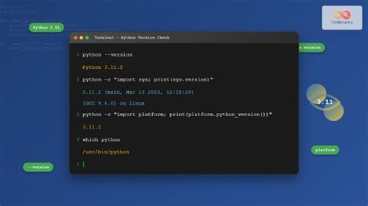 which version of python is installed?