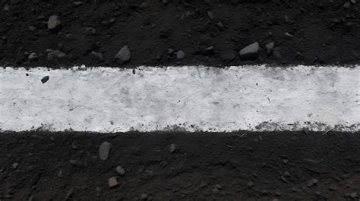 White line highlighted