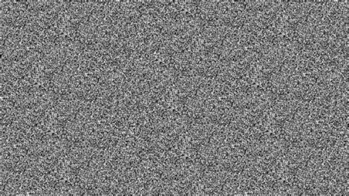 white noise image generated by machine learning transformer model