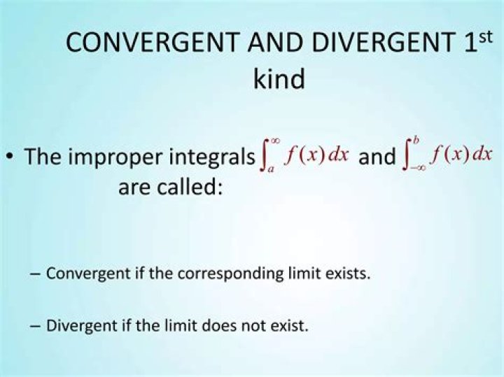 Why are some improper integrals convergent and others divergent?