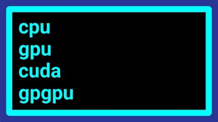 Why are we still using CPUs instead of GPUs?