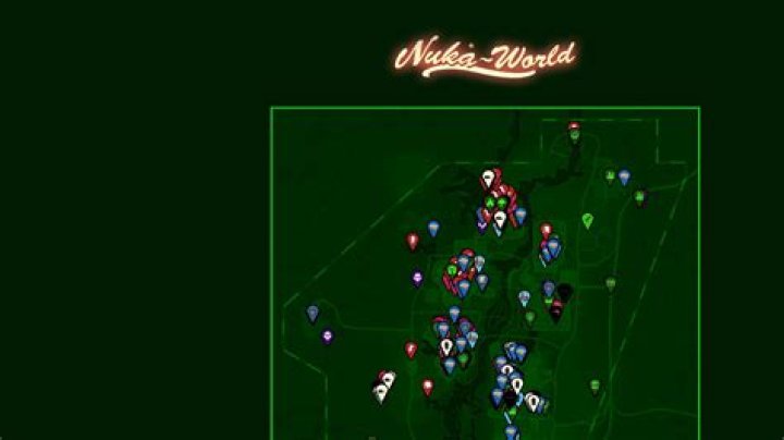 Why can't I see the Nuka-World map?