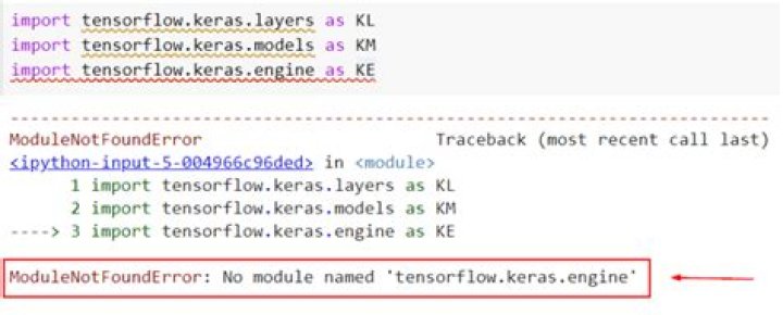 Why can I not import Tensorflow.contrib I get an error of No module named 'tensorflow.python.saved