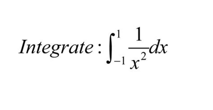 Why can I not integrate $\frac{1}{x^2}$ over $0$?