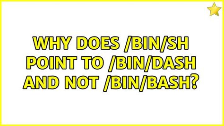 Why does /bin/sh point to /bin/dash and not /bin/bash? [duplicate]