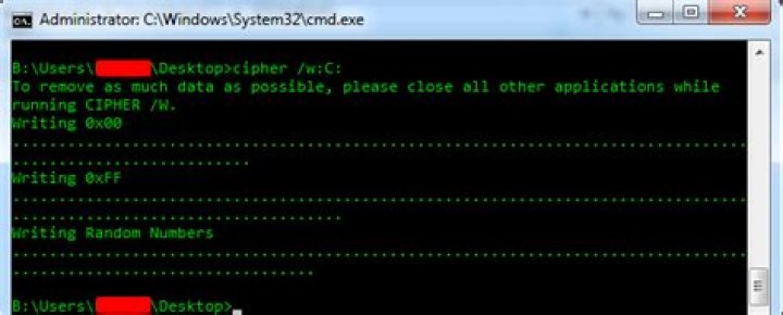 Why does cipher /w fill up temporary files instead of writing to the raw disk?