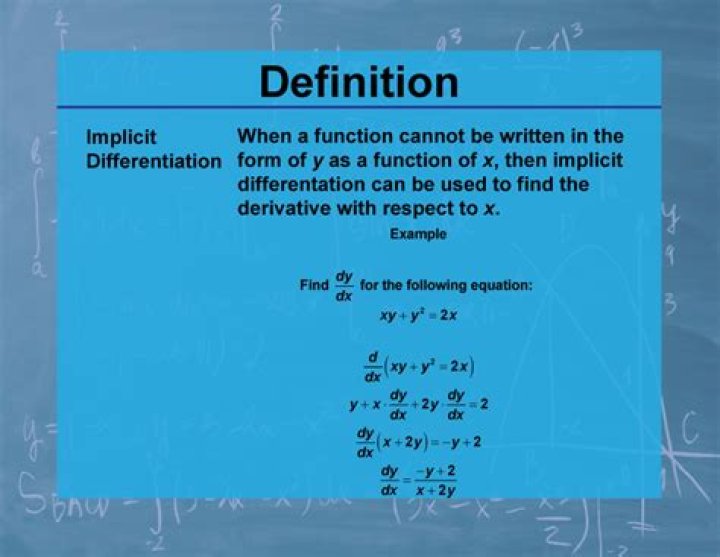Why does implicit differentiation work on non-functions?