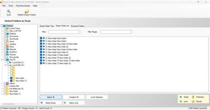 Why does move sometimes leave empty folders behind?