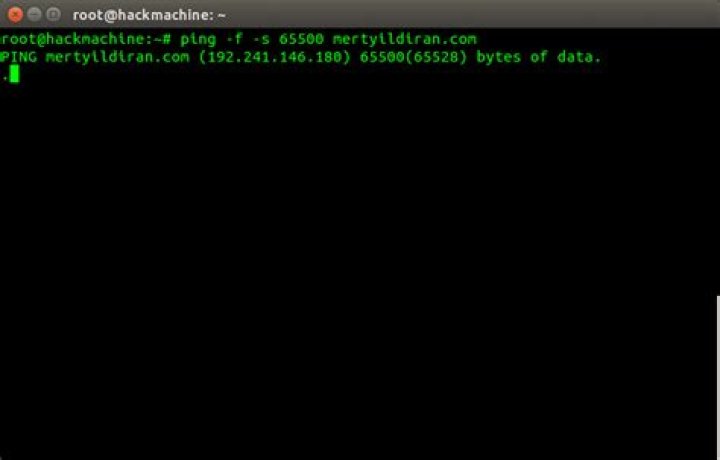 Why does ping -f act like this?